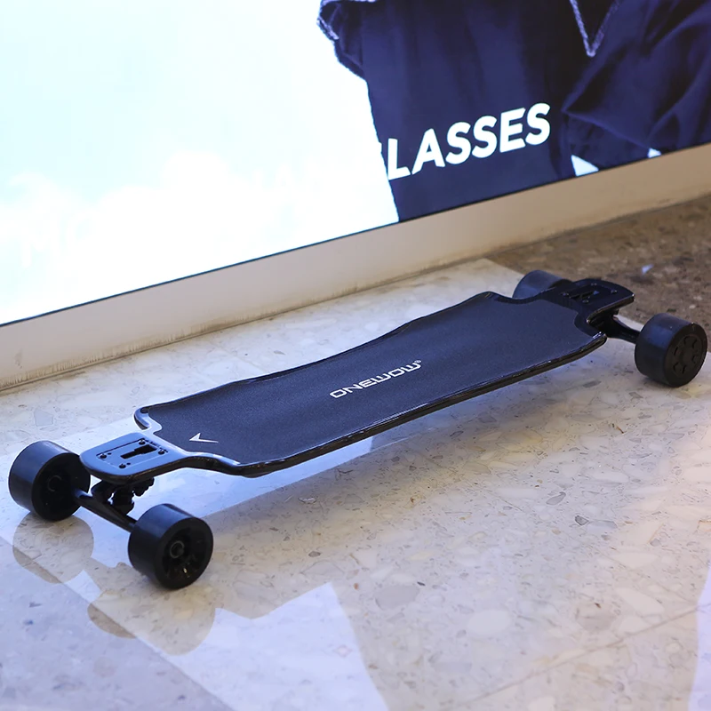 Waterproof Electric Skateboard With Carbon Deck,Sleek Design Carbon