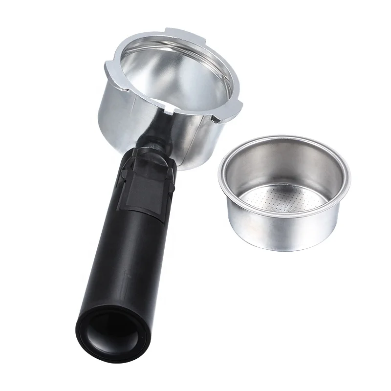 

51mm bottomless naked portafilter homix,2 Pieces, Black