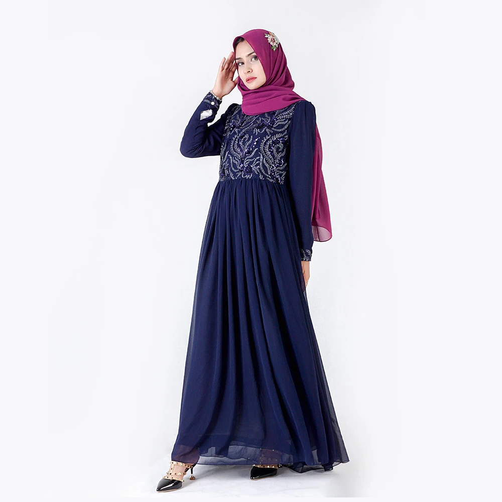 long dress lace muslimah