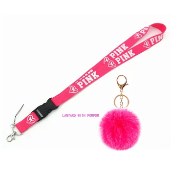 Victoria Secret Love Pink Detachable Lanyard With Pom Pom - Buy Hot ...