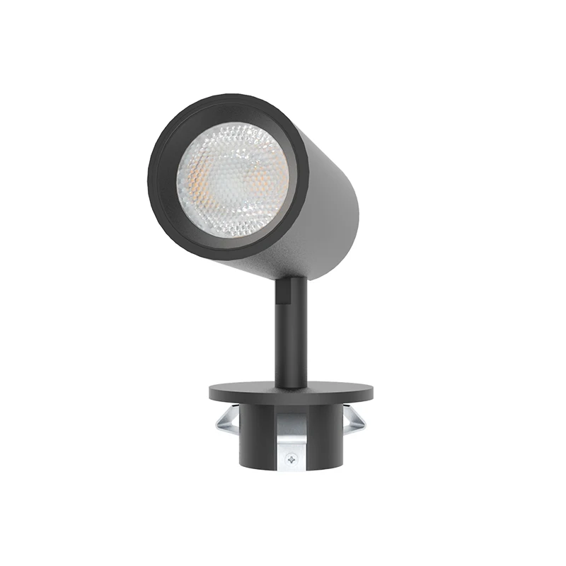 360 degree adjustable led track light mini track rail system spot light for showcase lighting