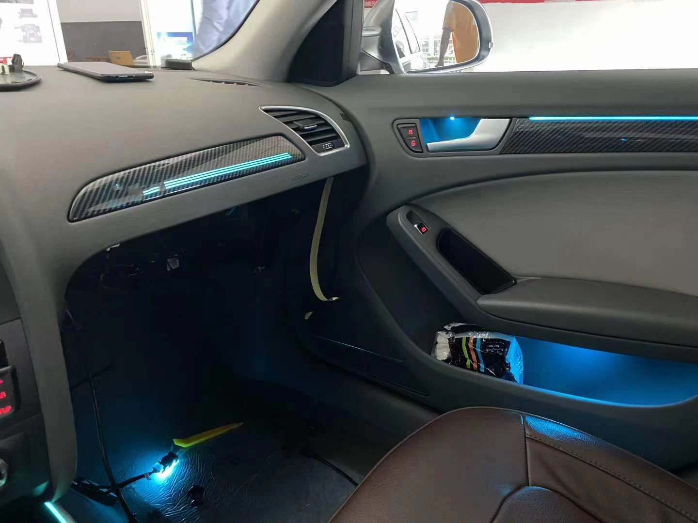 Hydautoa Ambient Light Carbon Fiber Panel Car Led Interior Ambient