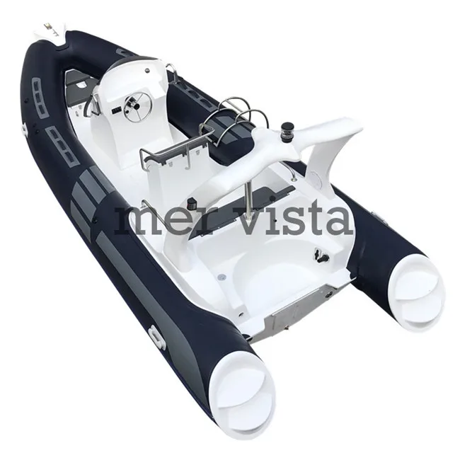 580cm Steering Wheel Console Inflatable Rib Boat With Ce Certificate