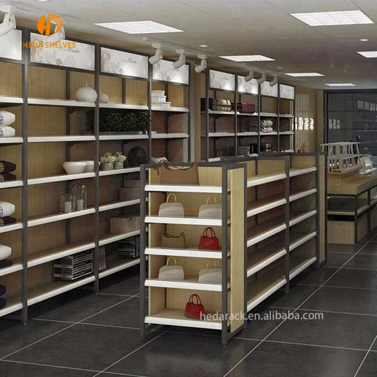 General Store Items Retail Display Racks Miniso Commercial Display ...
