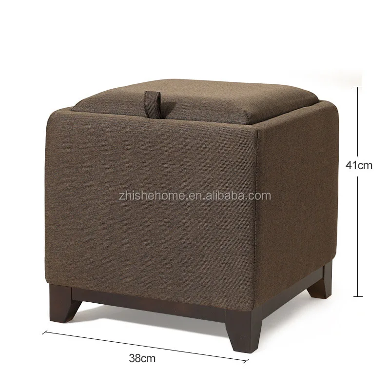 folding storage stool