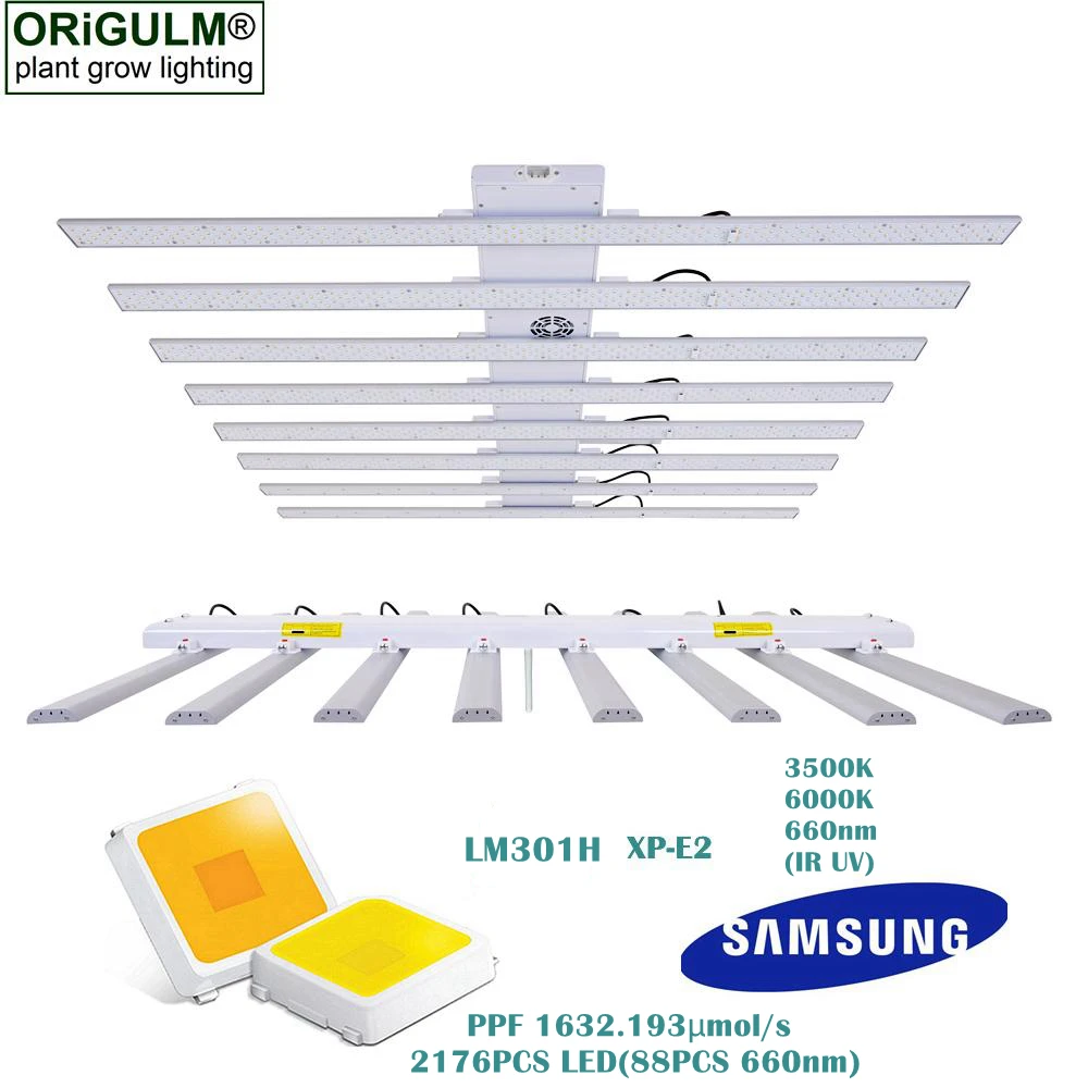 Agriculture Plant LM301B LED Grow Light Tube Strip 660nm Hydroponic Full Spectrum Vegetative Flower for Lettuce Microgreens