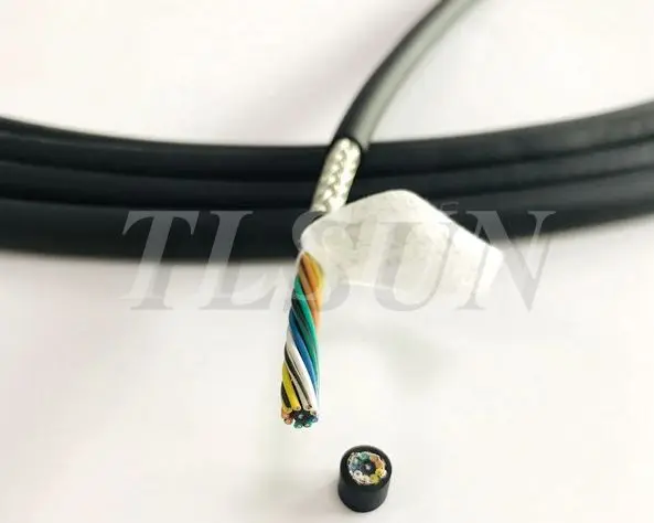 Factory Direct HF-CY High Flexible 9x0.25mm2 Braided Shielded Towline Cable - ANKUX.COM