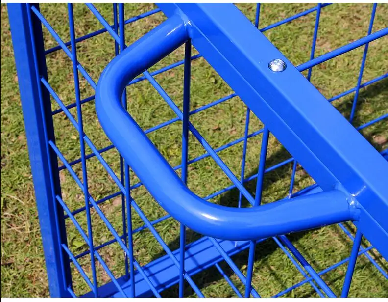 Small size Foldable Movable basketball and soccer ball cart with a wheel