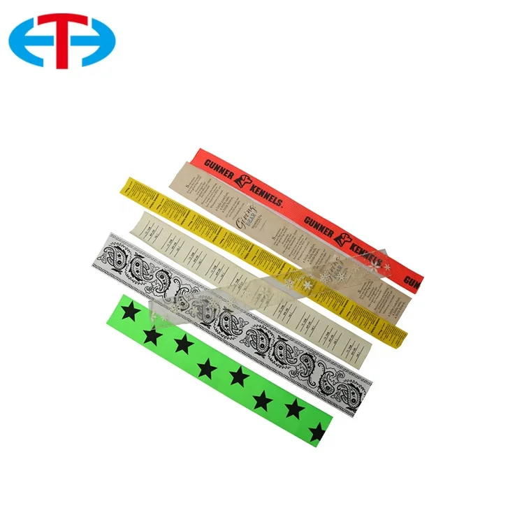 
Custom Printed Brand Name Logo Silk Satin Ribbon 