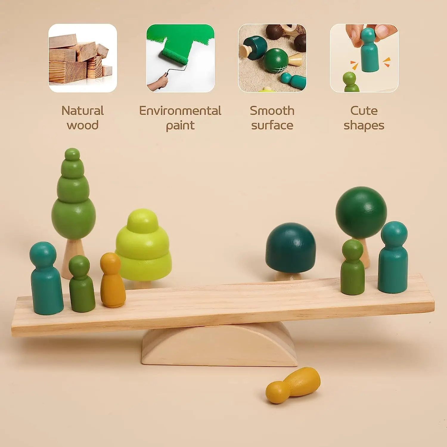 Lm Kids Juguetes De Madera Wooden Blocks Wooden Tree Toy For Toddlers