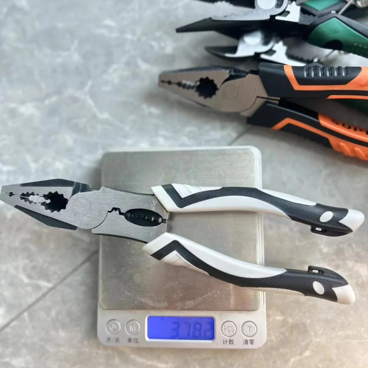 Customizable Multifunctional Steel Locking Pliers for DIY Wire Stripping & Cable Cutting Metric Measurement Industrial Use-OEM manufacture