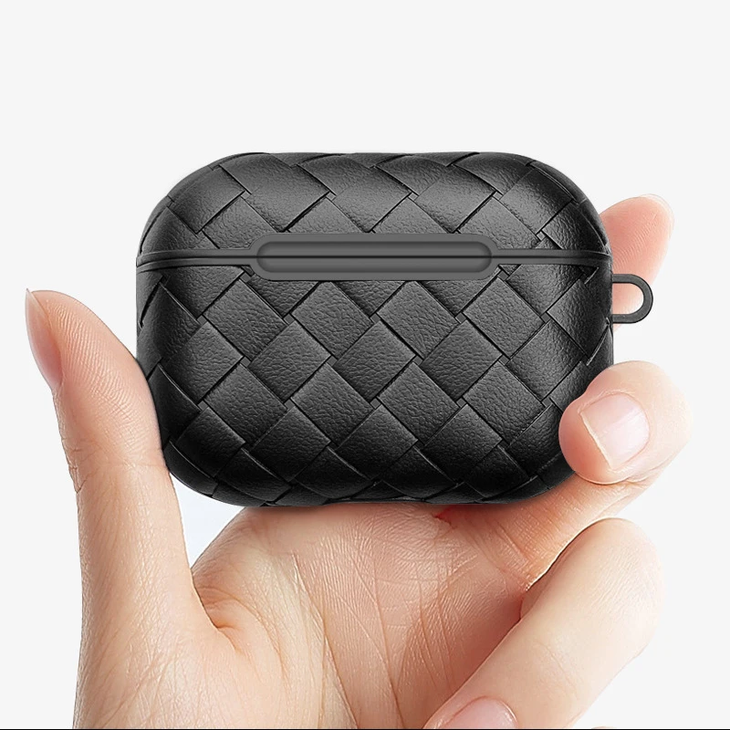
for AirPods Case AirPods Pro Case Luxury Weave TPU Protective Cover for Factory Wholesale Custom Bluetooth Earphone 