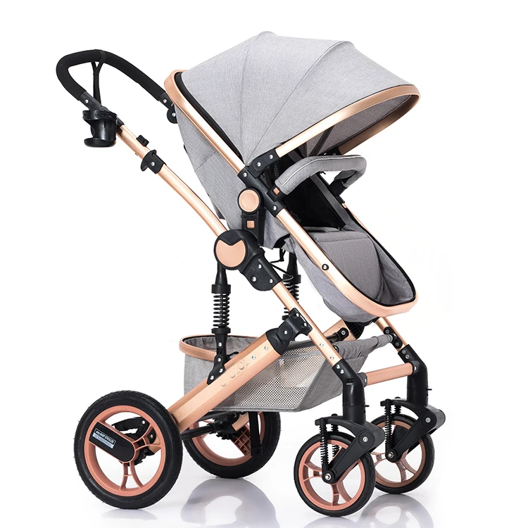 leather baby prams