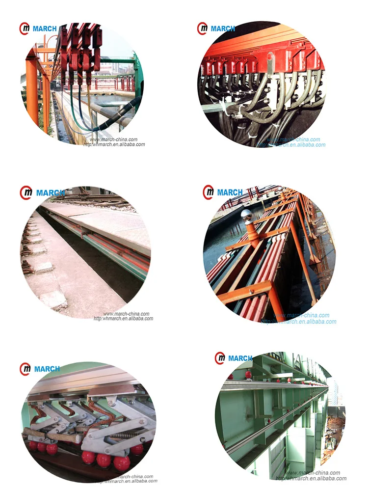 630A-2500A Aluminum/stainless conductor crane electric bus bar