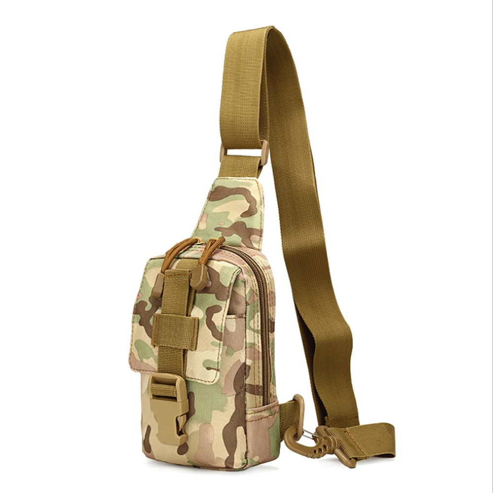 Tactical Shoulder Bag Camouflage Riding Hiking Traveling Camping Fishing Small Chest Bags