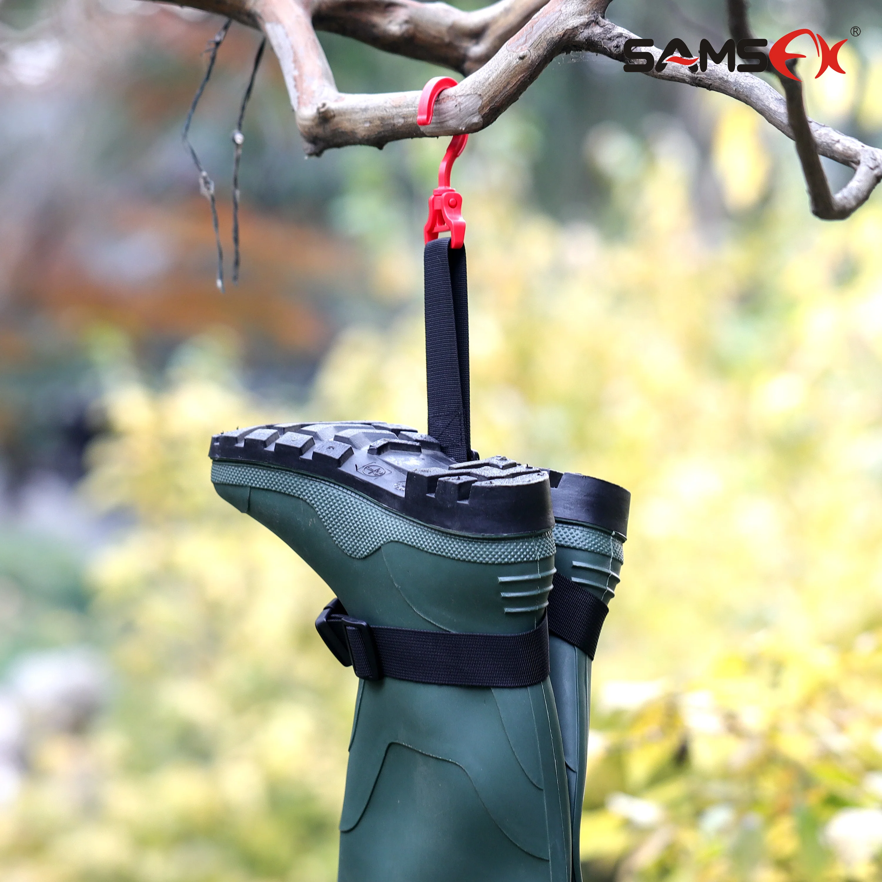 Samsfx Fishing Wader Boot Hanger Hanging Strap Belt For Drying Wader