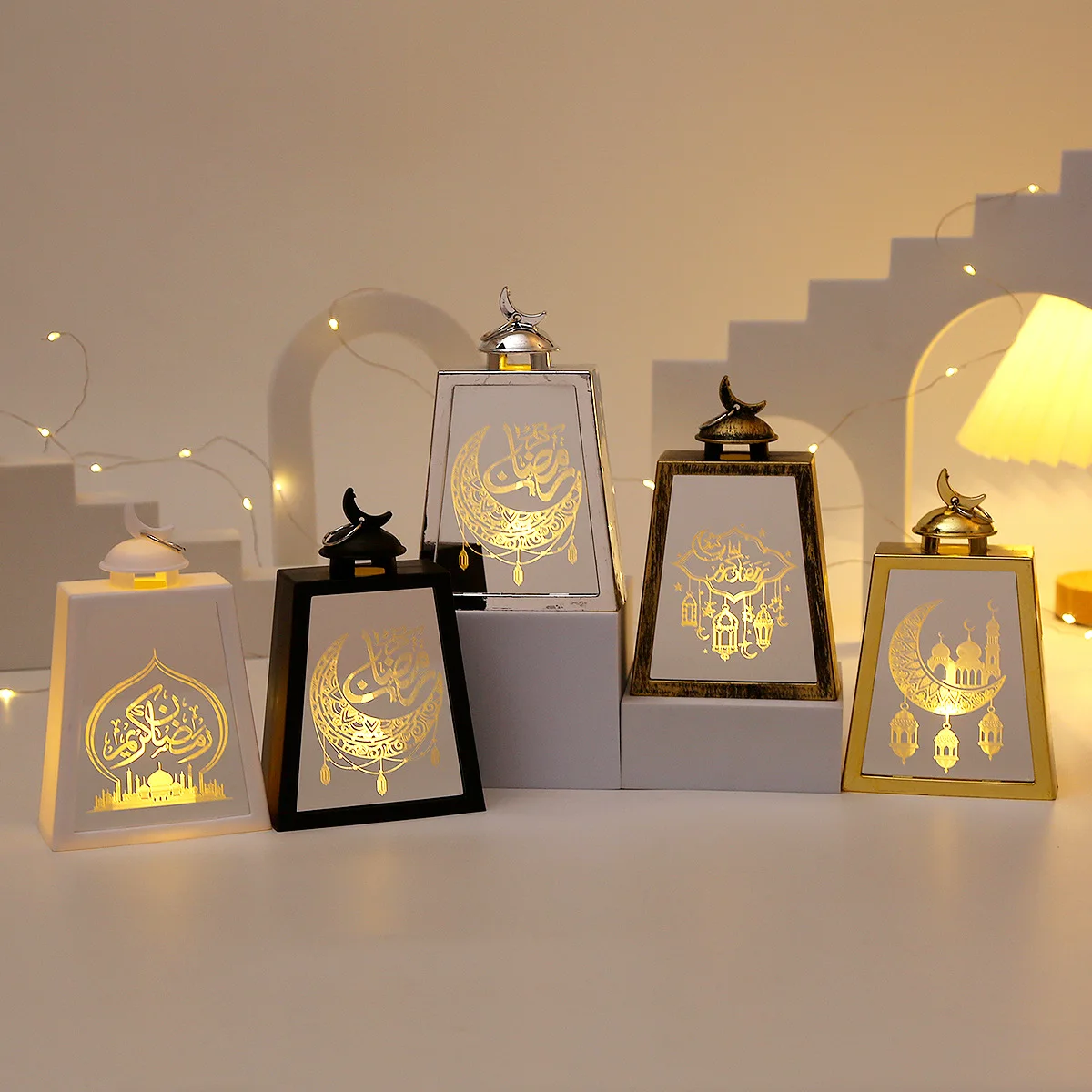 Ramadan 2024 Decorations Islamic Eid Decorations Desktop Light Mini