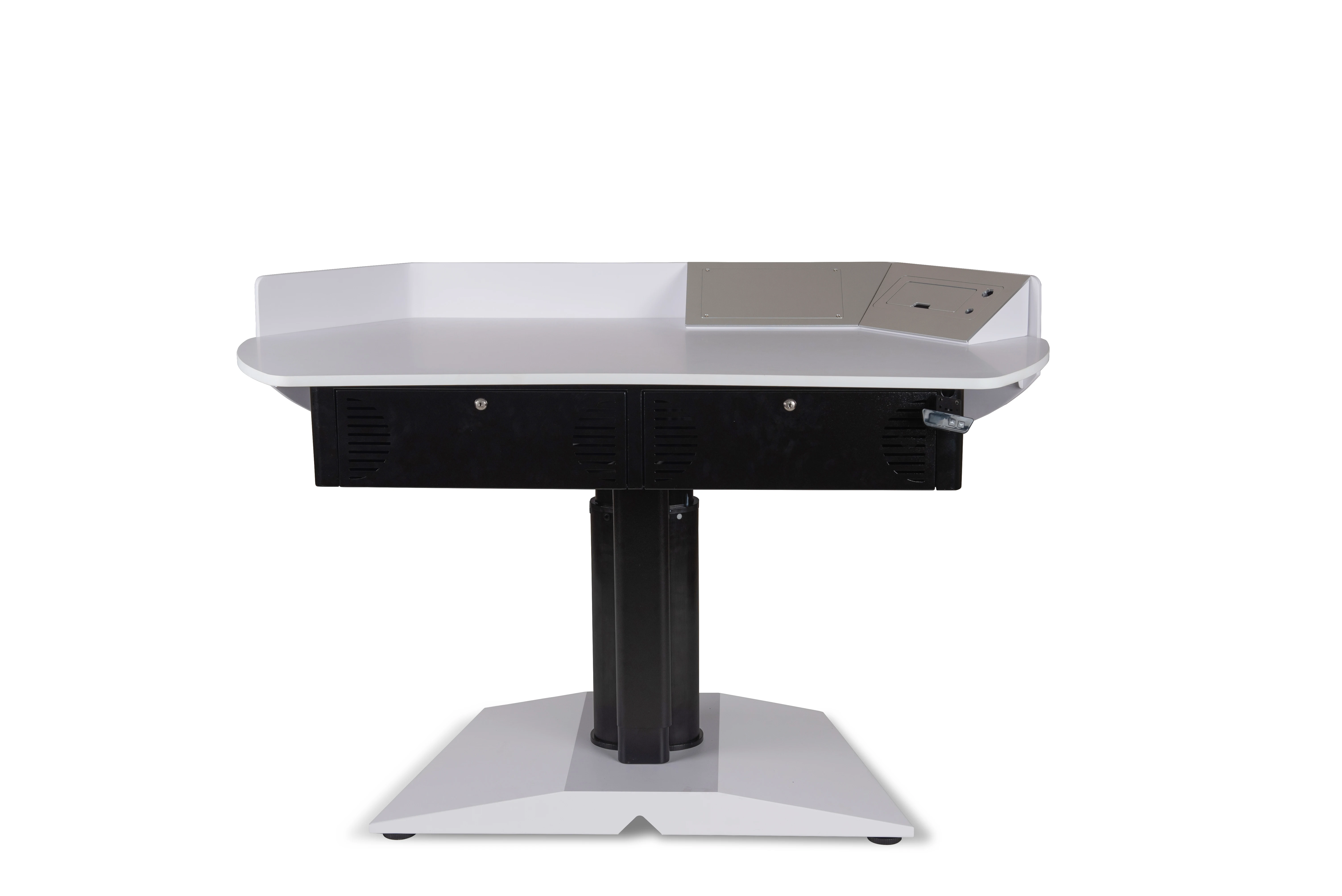 Height Adjustable Lectern with Audio Visual System