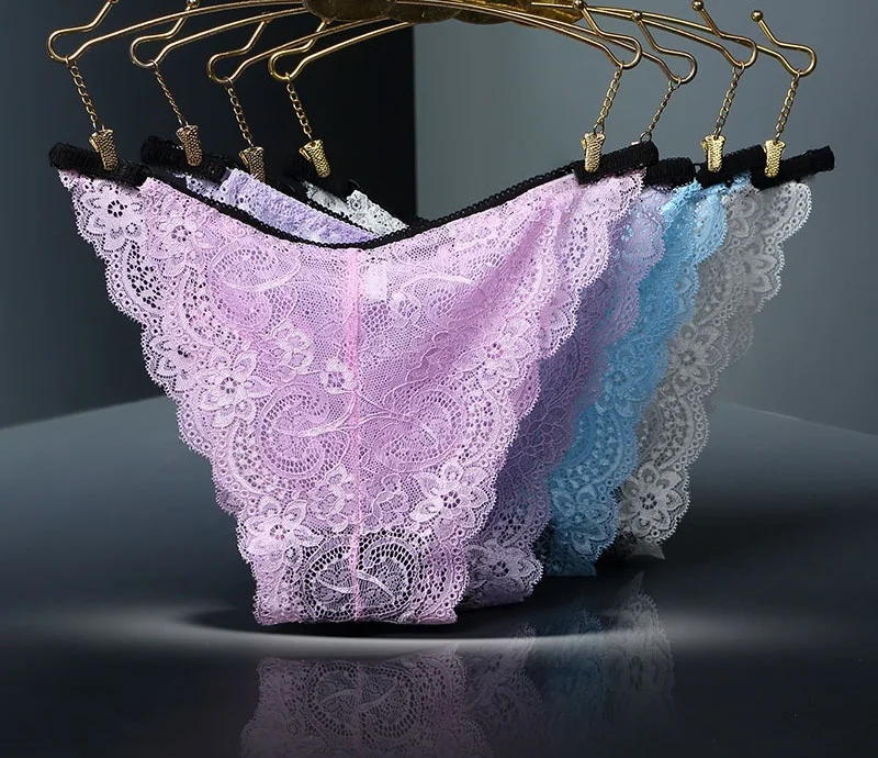 Womens Sexy See Through Thongs G-string Underwear Panties Briefs T-back  Knickers
