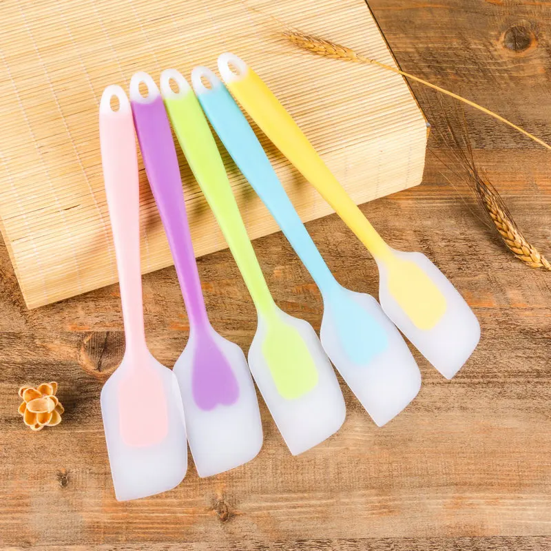 Multicolor Heat Resistant Silicone Spatula - 500f Heat Resistant Seamless  Rubber Spatulas Butter Spatula, Kitchen Spatulas Silicone Spatula Set For  Co