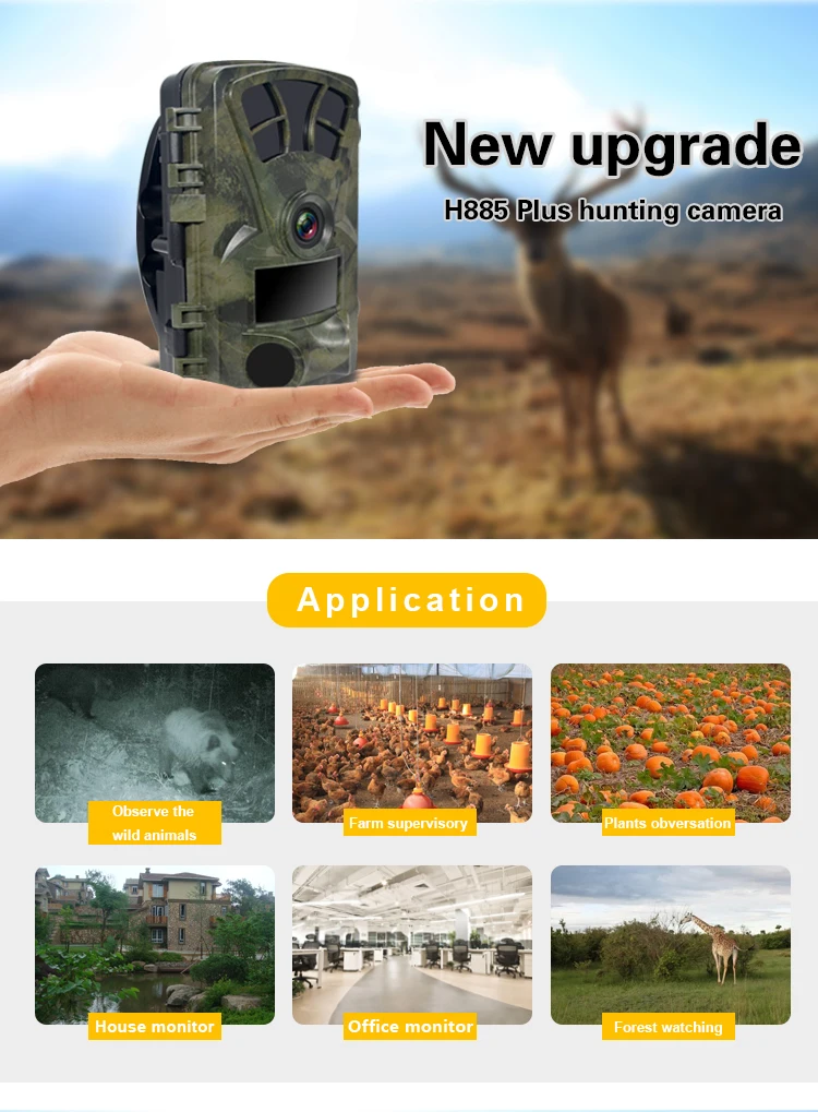 4K 20 MP Wild Game Trail Kamera Fotofallen mit 30 Meter Erkennungsentfernung 0,2 s Auslösegeschwindigkeit 2,4 Zoll TFT LCD für Sicherheit – Detail 1