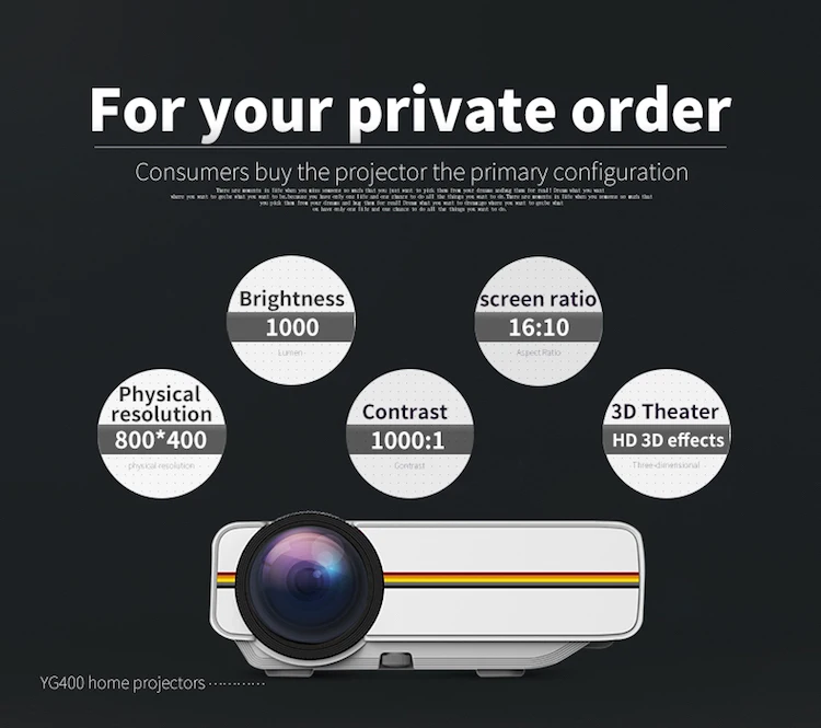 YG400 projector2