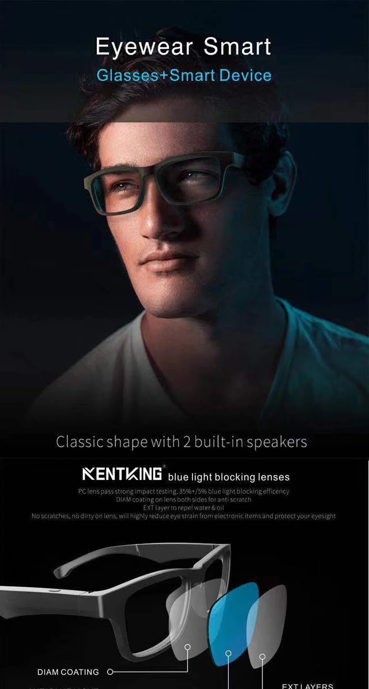 bluetooth reading glasses