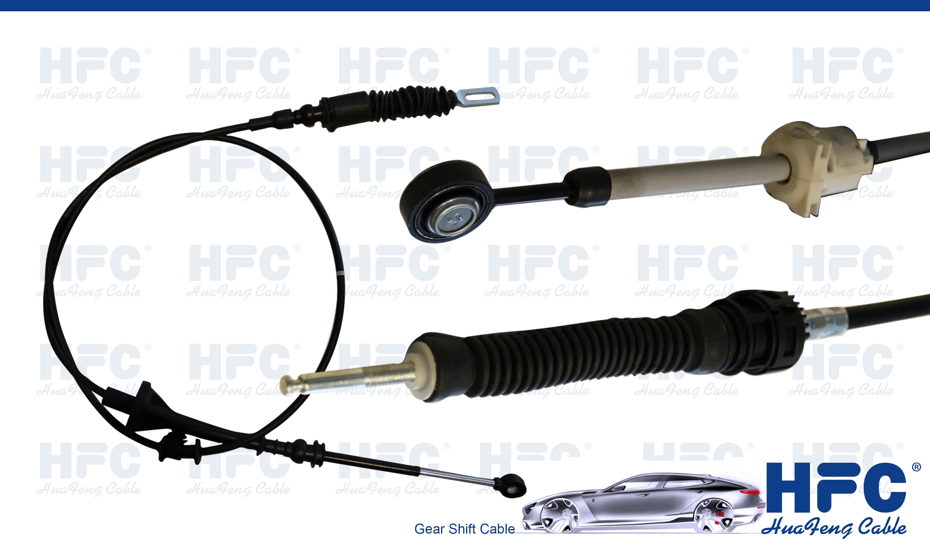 Primera línea de transmisión Manual Cable de control Gear FKG1039-5 Año De Garantía 