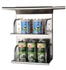 double deck kitchen storage holder and spice rack