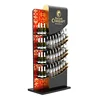 Shopping Mall Retail Flooring Hanging Item Beer Shelf Bottle Display Rack