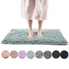 Chenille Bath Rugs bath rug chenill Extra Soft and Absorbent Microfiber Shag Rug, Non-Slip Runner Carpet