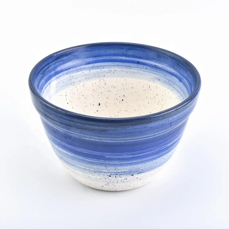 4 Wicks Ceramic Candle Vessel For Hotel