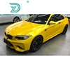 Highest quality yellow green fluorescence matte metallic vinyl wrap film pearl metal wrap foil air bubble free for High end car