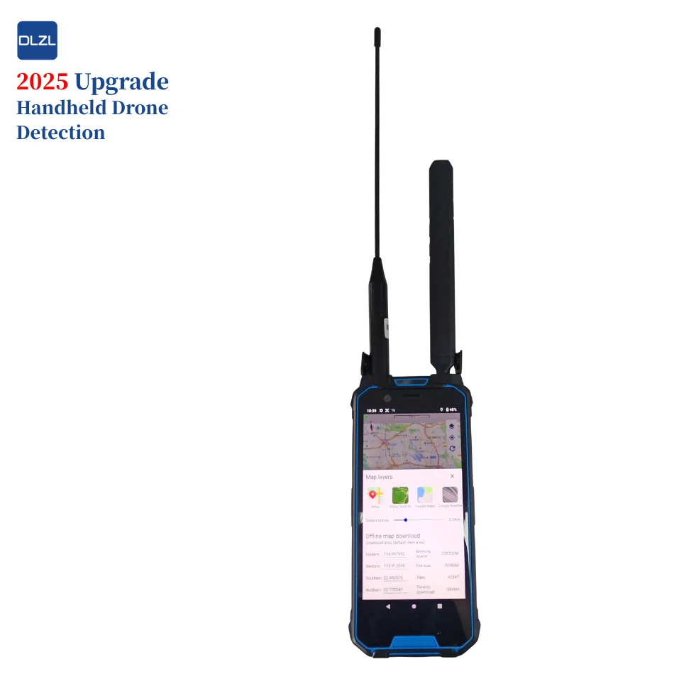 Handheld Full-Band 100MHz-6GHz 3km Detection Drone Positioning Device ...