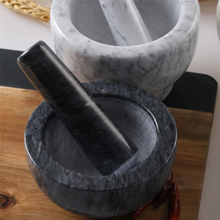 marble mortar and pestle