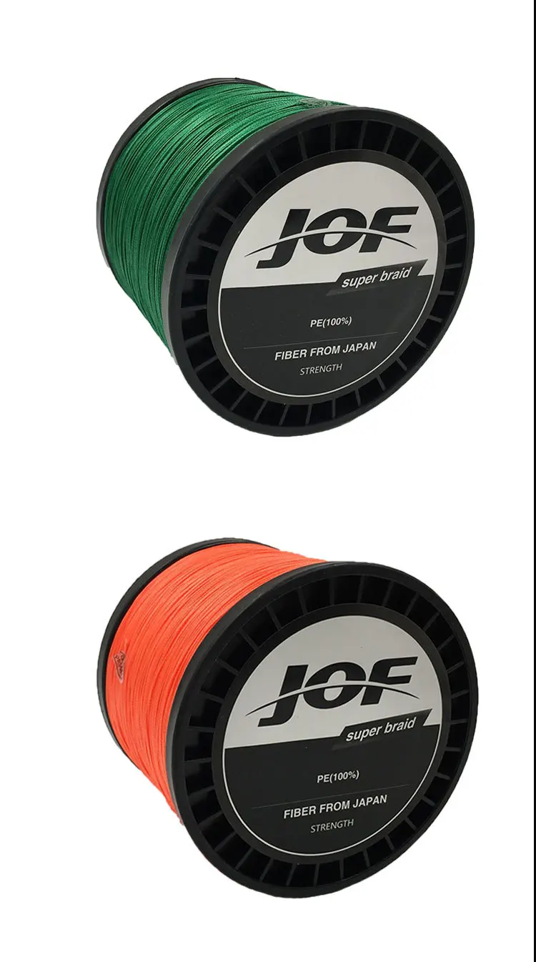 Jof 8 Standstop Quality 1000m 12lb 200lb Braided Fishing Line Pe