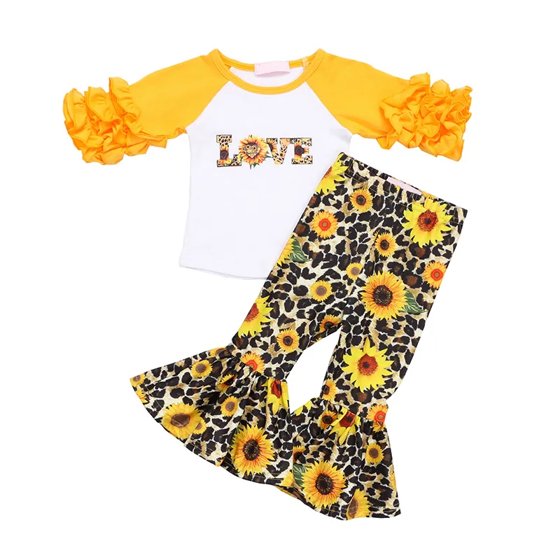 kids sunflower outfit