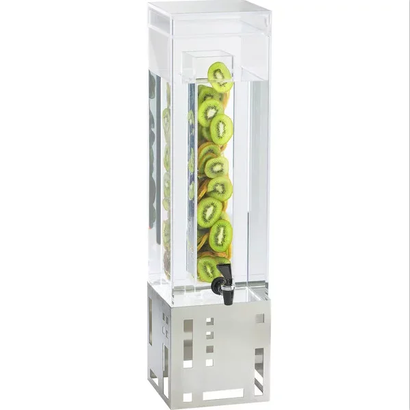 Custom Clear Acrylic 3 Gallon Plastic Beverage Drink Container Juice