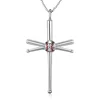 Baseball Bats Cross Necklace Athletes 925 Sterling Silver Cross Necklace Pendant Jewellery