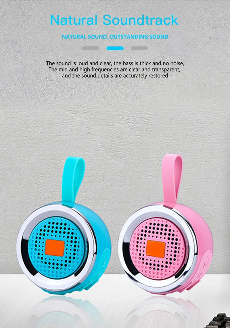 Outdoor Subwoofer Stereo Portable Wireless Bluetooth Speaker FM Radio TF USB MP3 Player - ANKUX.COM