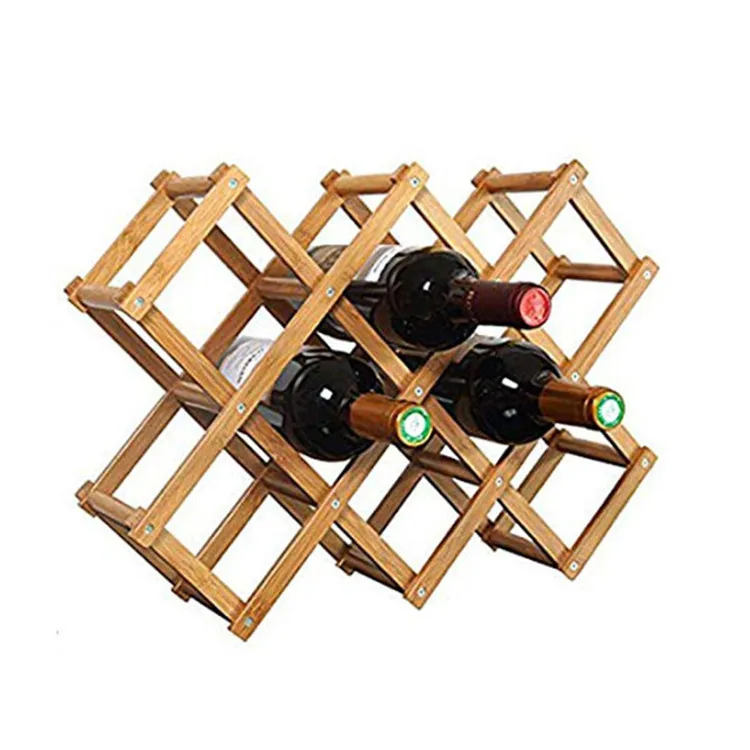 wood rack wall wine