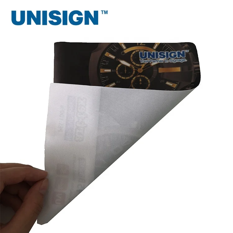 FR B1 170g Anti-crease Samba Textile Non-PVC Glossy Backlit Fabric