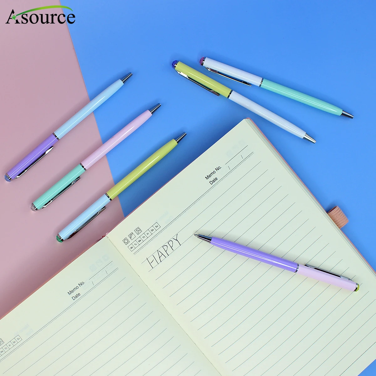 Fashion Ball Pen With Crystal,Pastel Color Metal Pen Buy Ball Pen