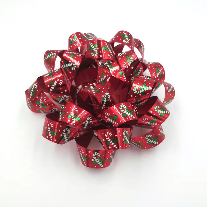 christmas ribbon wrapping