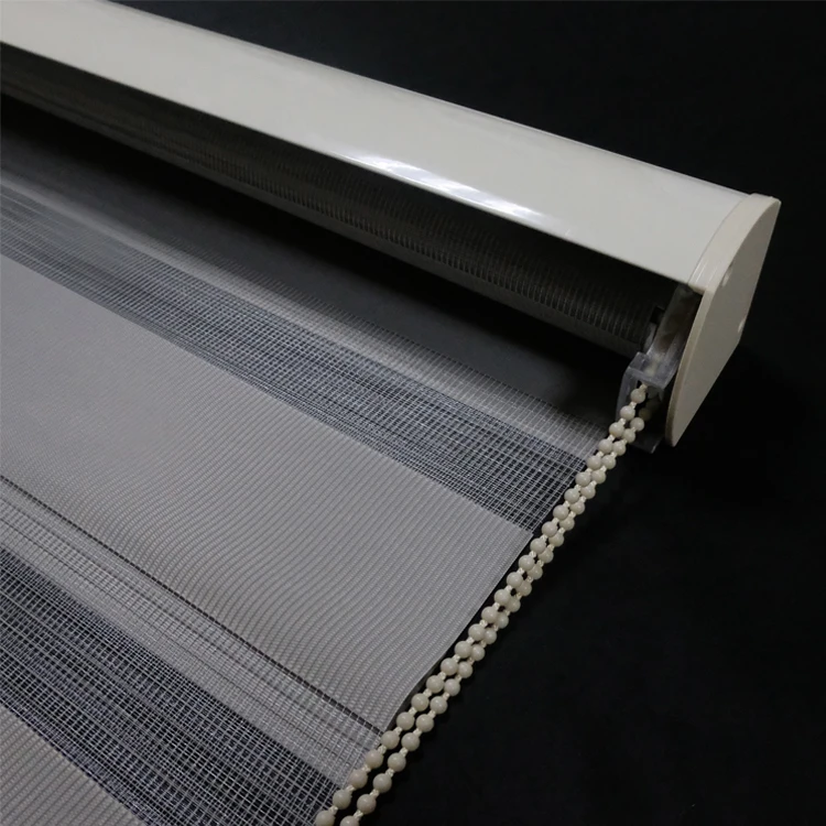 Motorized luxury home decor zebra window blind for the living room