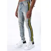 /product-detail/diznew-men-s-high-stretch-striped-ripped-blue-skinny-side-jeans-50045309556.html