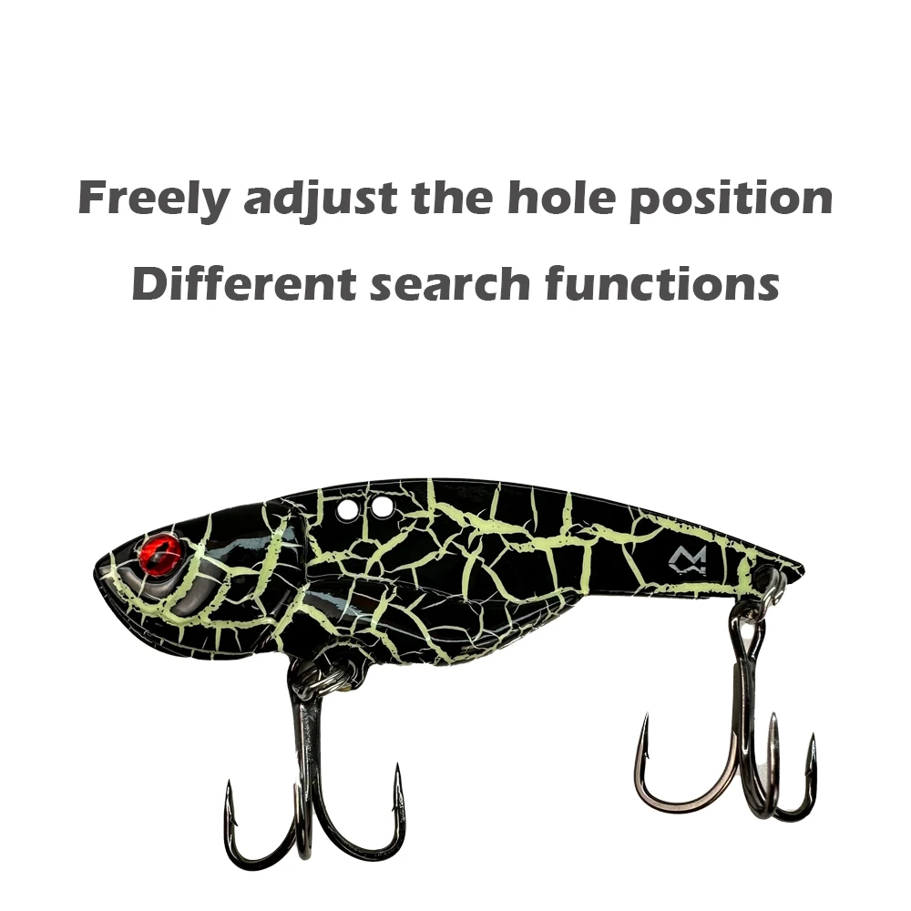 Made Of Lead And Steel New Metal Hard Lures Vibrating 3d Eye Sinking