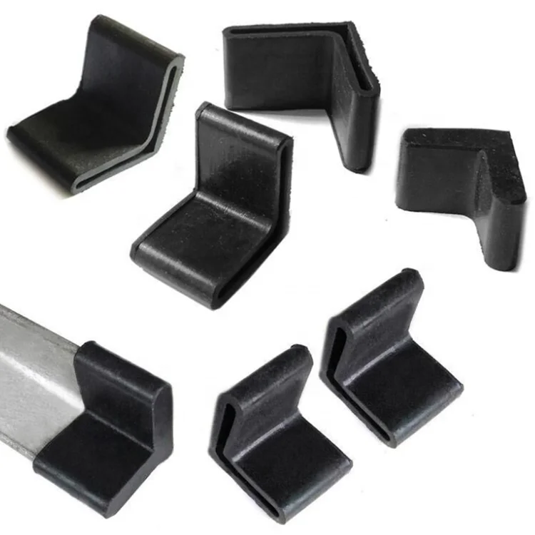 L Shape Furniture Angle Rubber Foot Pad Leg Protector/anti Slip