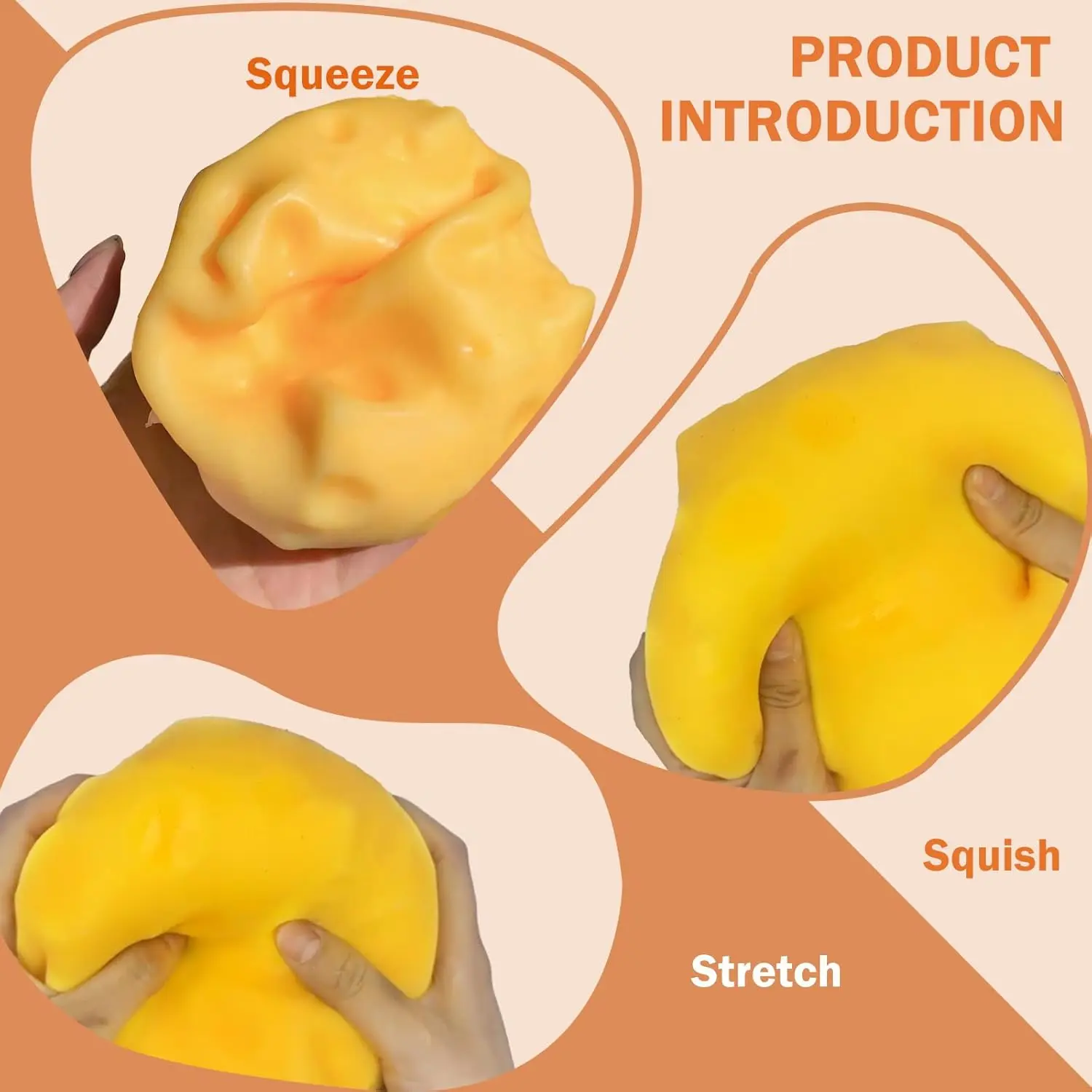 Slow Rising Cheese GL Jumbo Kawaii Squeeze Cheese Squishy Fidget Toy Giant Slow Rising ...