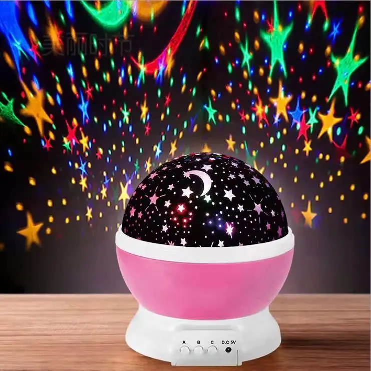 Hot New Baby Kids Room Decor Starry Projector Lamp LED Star Sky Stars Night Lights Cosmos Star Master Projector Lamp